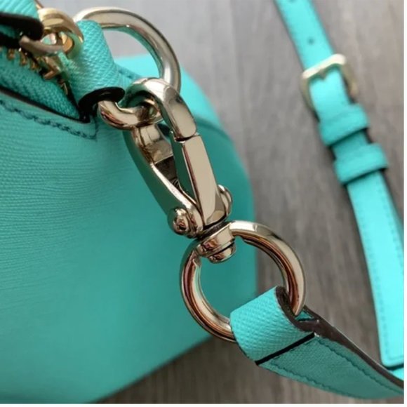 Kate Spade Cedar Street Maise crossbody bag purse Brightbery green/blue/mint - Picture 10 of 16